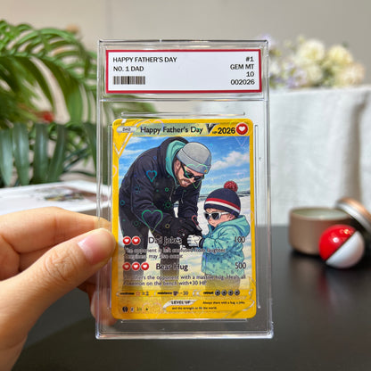 Preview-Personalized Photo Anime Card For Father's Day