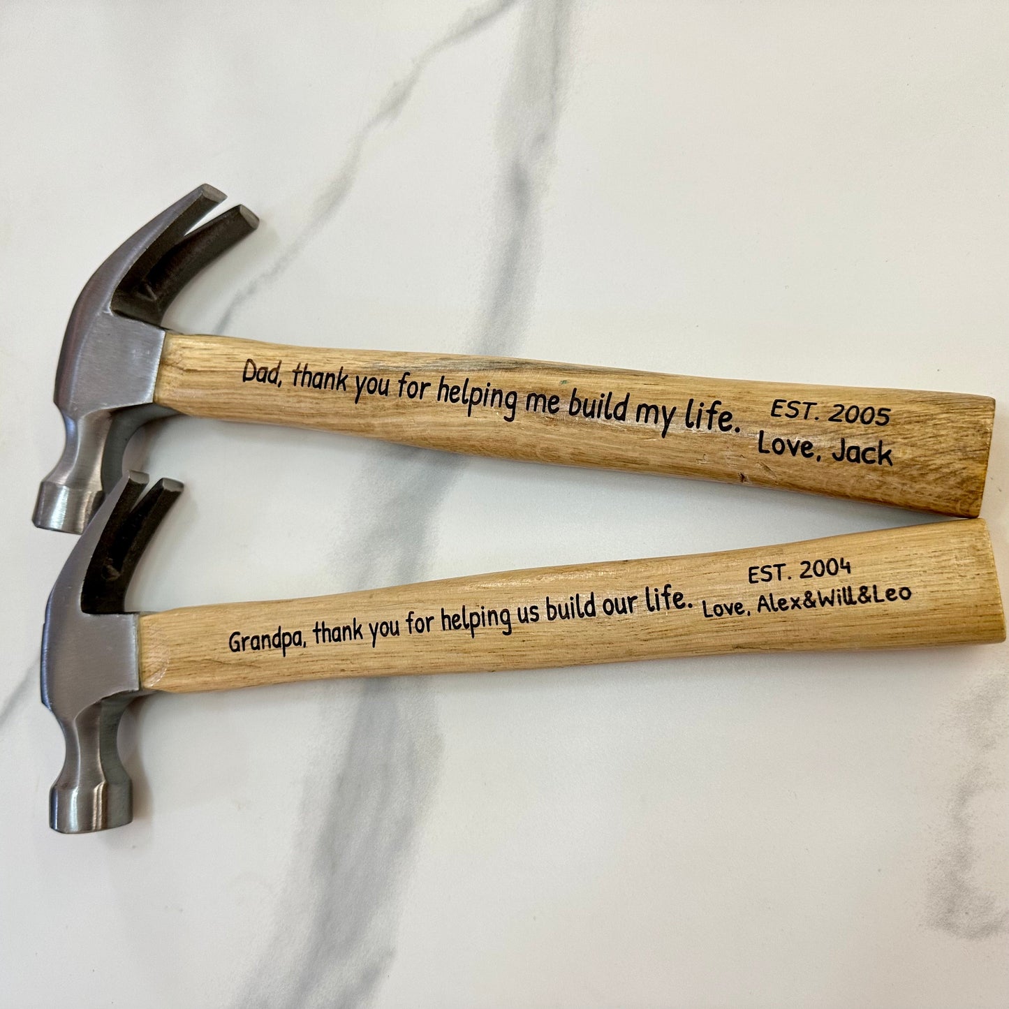 ✅Customized Real Wooden Handle Hammer