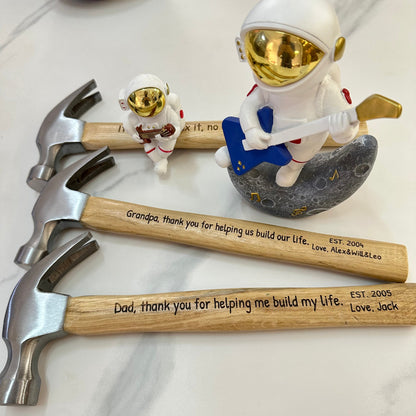 ✨Customized Real Wooden Handle Hammer