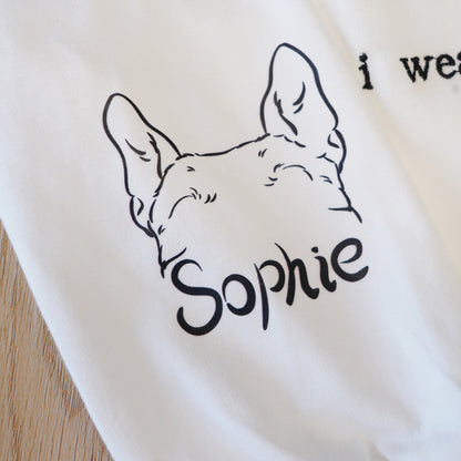 "HEART ON MY SLEEVE" EMBROIDERED CUSTOM CREWNECK, UNISEX