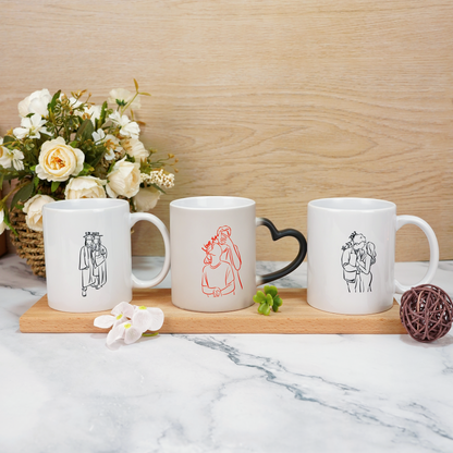 Custom Line Art Mug