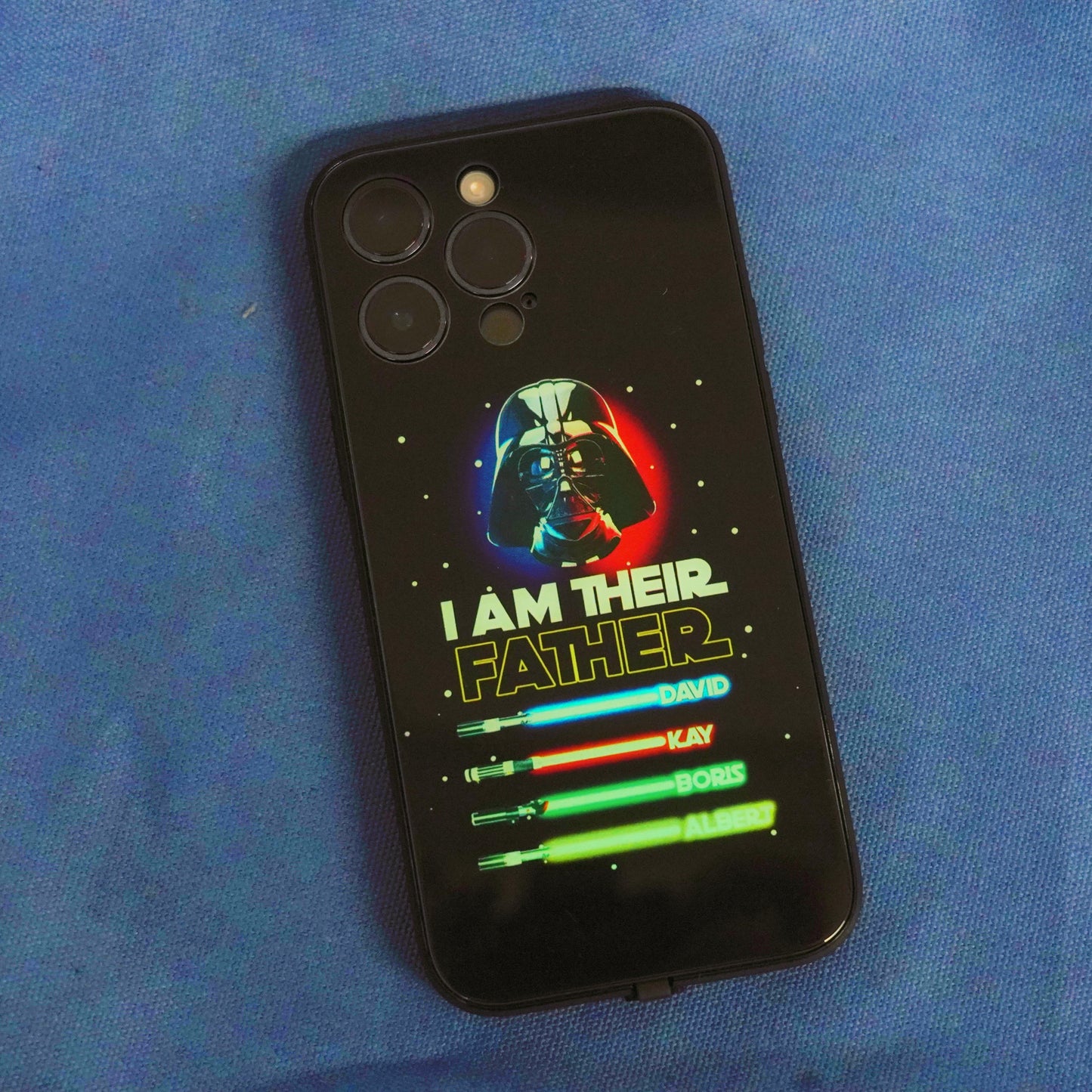 Personalized I Am Their Father Light Up Phone Case