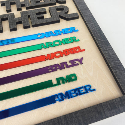 ✨I Am Their Father Engraved Wooden Sign