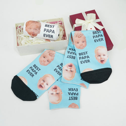 Custom Photo Sock-Father's Day Gift