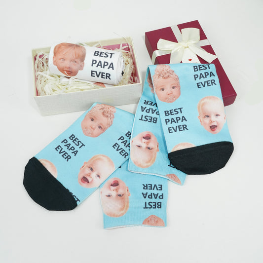 Custom Photo Sock-Father's Day Gift