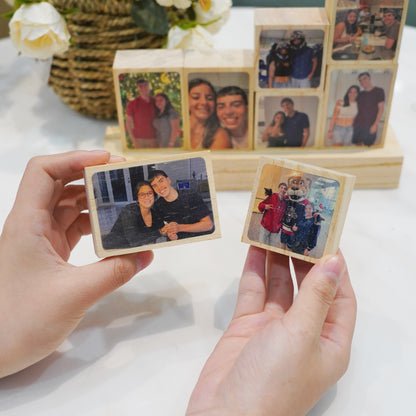 Personalised Photo Stacking Blocks