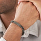 Men's Curb Chain ID Bracelet in Black Stainless Steel