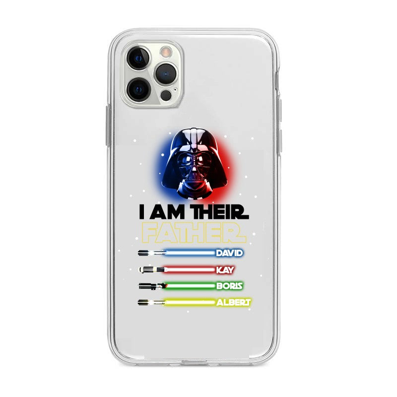 Personalized I Am Their Father Light Up Phone Case