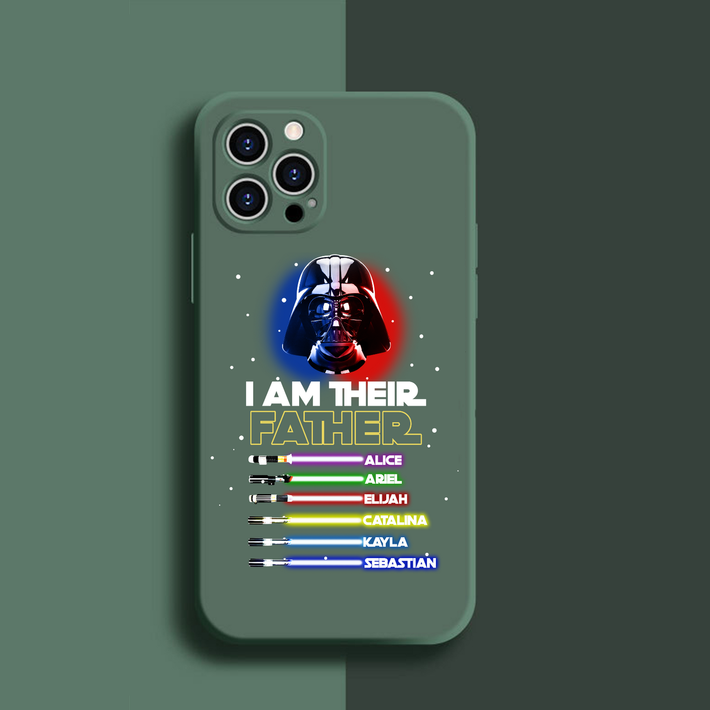 Personalized I Am Their Father Light Up Phone Case