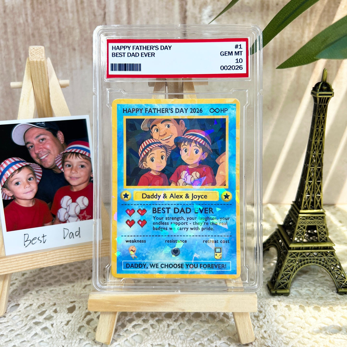 Personalized “Legendary Dad” Love Card