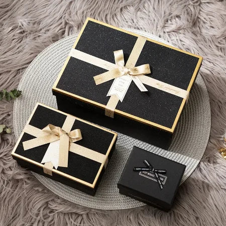 Black Frosted Gift Box