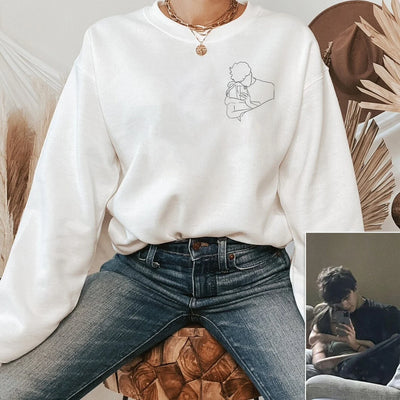 Personalized REAL Embroidered Sweatshirt