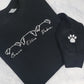 Embroidered Pet Ear Custom Crewneck Unisex