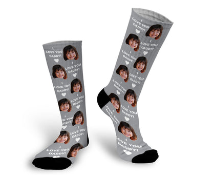 Custom Photo Sock-Father's Day Gift