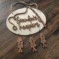 Papa's Keepers fishing themed personalized hanging wooden sign