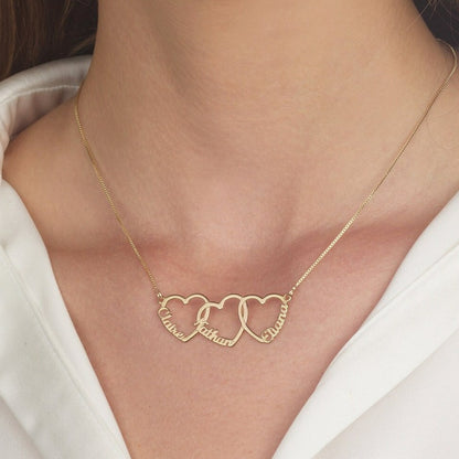 Multiple Heart Necklace