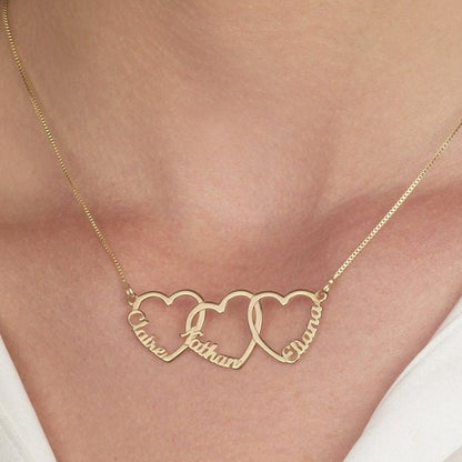 Multiple Heart Necklace