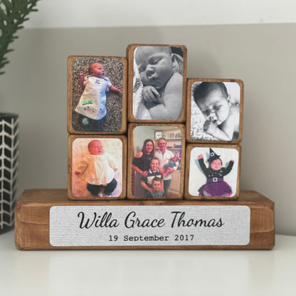 Personalised Photo Stacking Blocks