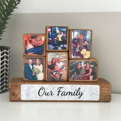 Personalised Photo Stacking Blocks