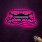 Custom Car Wooden Sign With LED Lights