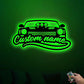 Custom Car Wooden Sign With LED Lights