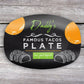 Personalized Taco Platter, Taco & Taquito Plate, New Father Gift