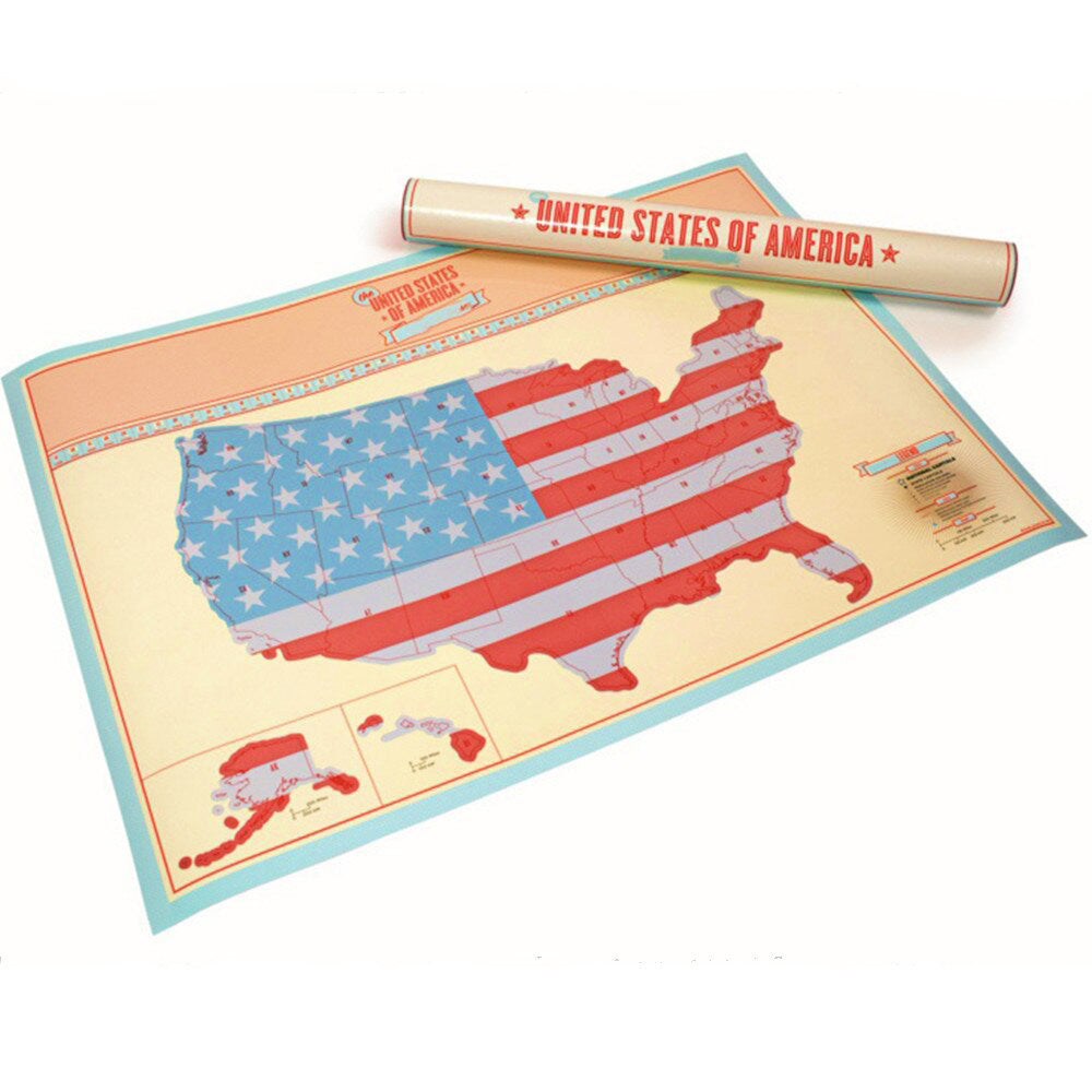 50% OFF⭐️Scratch Off Map Of the United States.⭐️