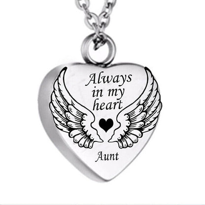 ✨ A Piece Of My Heart Lives In Heaven-Souvenir/Urn Pendant✨