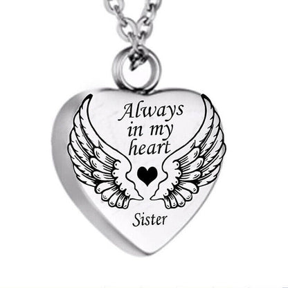 ✨ A Piece Of My Heart Lives In Heaven-Souvenir/Urn Pendant✨