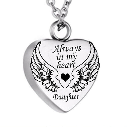 ✨ A Piece Of My Heart Lives In Heaven-Souvenir/Urn Pendant✨