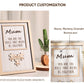 Personalised Wooden Puzzle Frame Gift for Mom