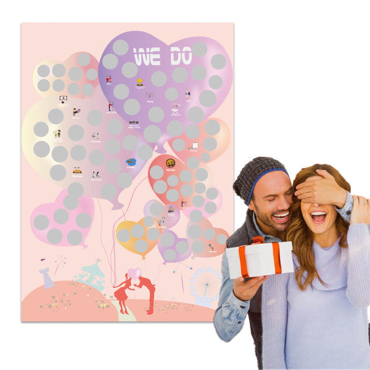 100 Dates | Scratch Off Wish List