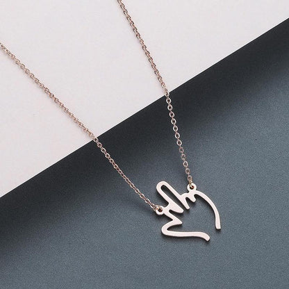 Unisex Funny Doodle Necklace