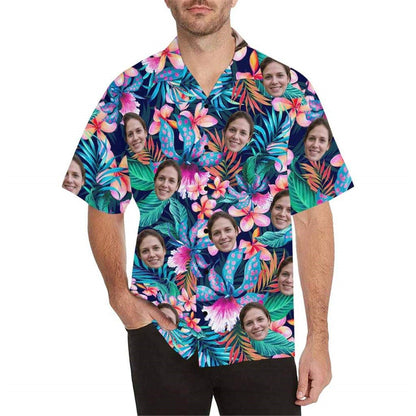 Custom Face Hawaiian Shirt Personalized Men's Gifts