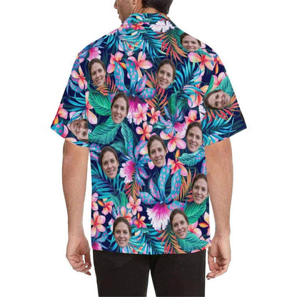 Custom Face Hawaiian Shirt Personalized Men's Gifts