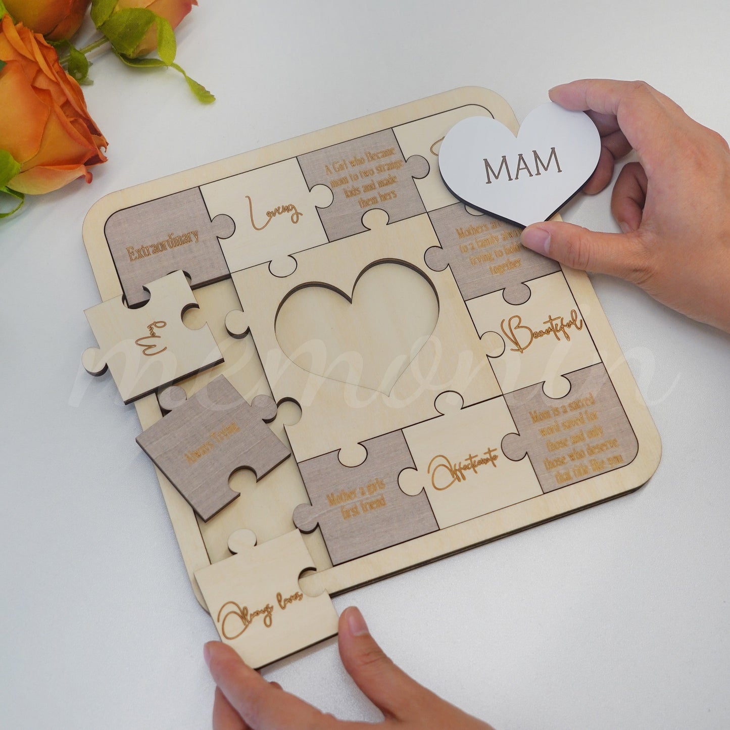 Personalised Reasons Why I Love You Jigsaw Puzzle