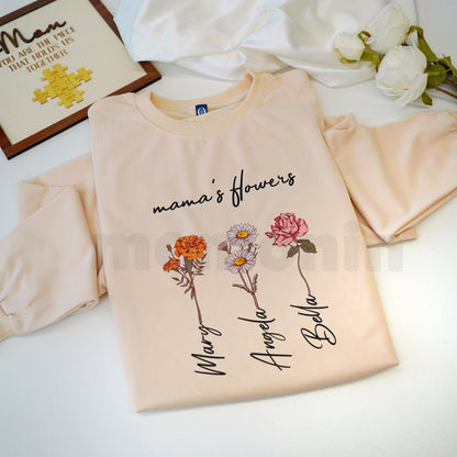 Mom's Garden is Her Children Customized Hoodie