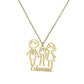 Personalized Line Necklace/Keychain