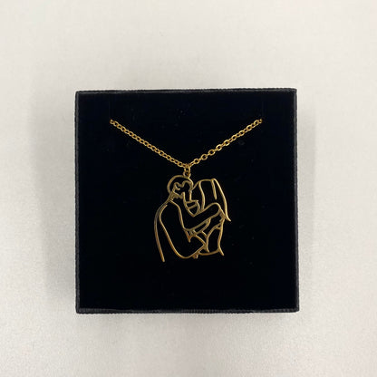 Personalized Contour Necklace/Keychain