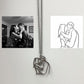 Personalized Line Necklace/Keychain