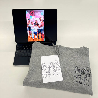 Personalized REAL Embroidered Hoodie