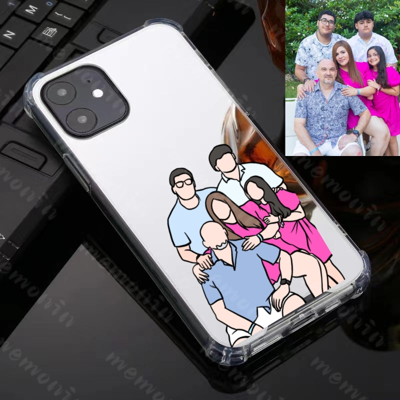 Custom Portrait Phone Case (Mirror Drop-proof)