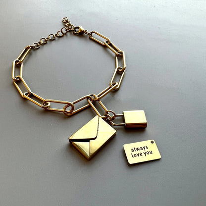 A LETTER FOR YOU COUPLE BRACELET