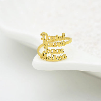 Best Memonin|Custom Name Ring