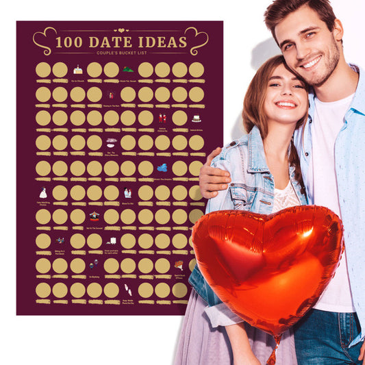 100 Dates | Scratch Off Wish List