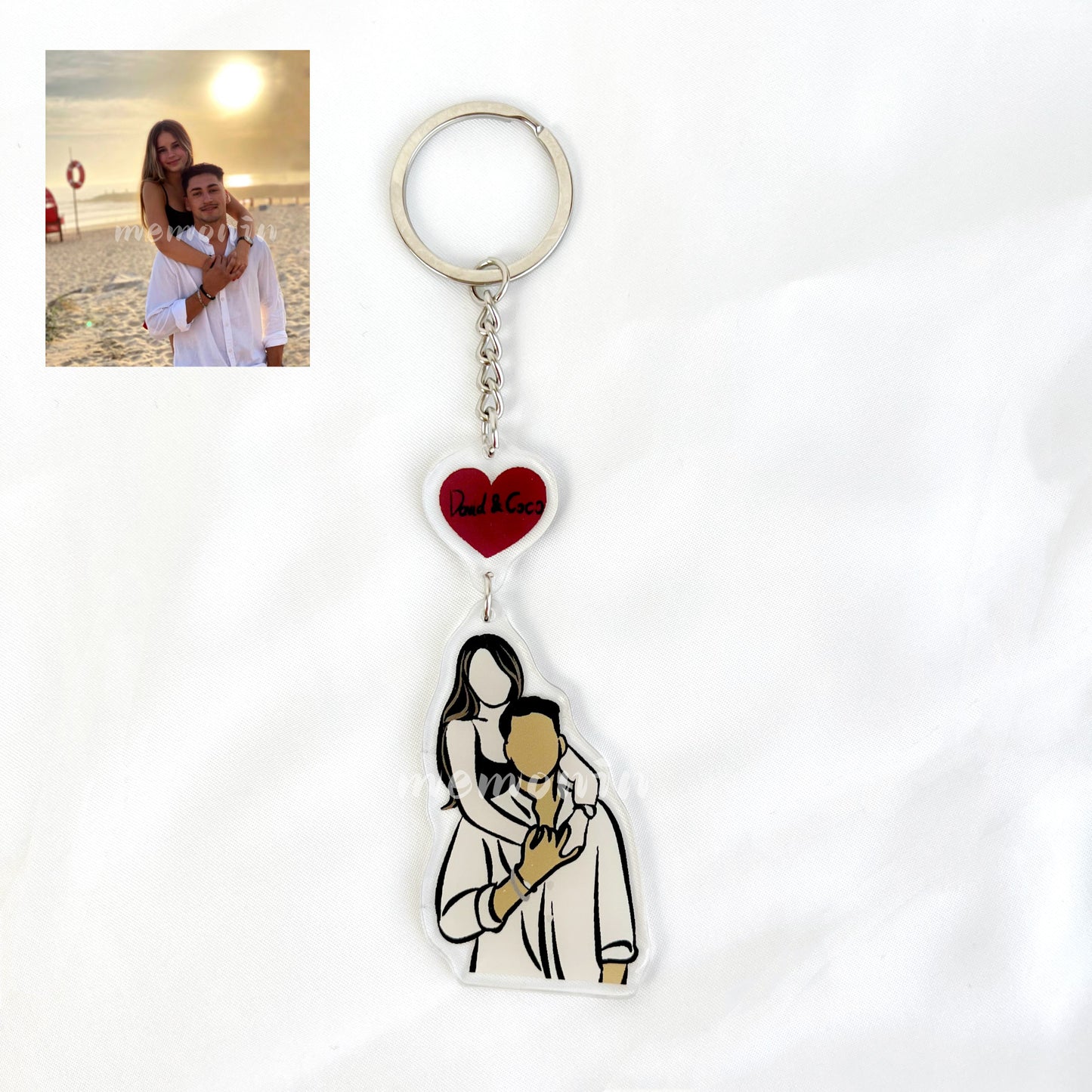 Personalized Portrait Keychain