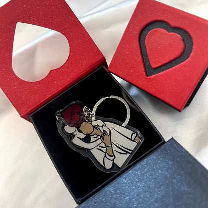 Personalized Portrait Keychain