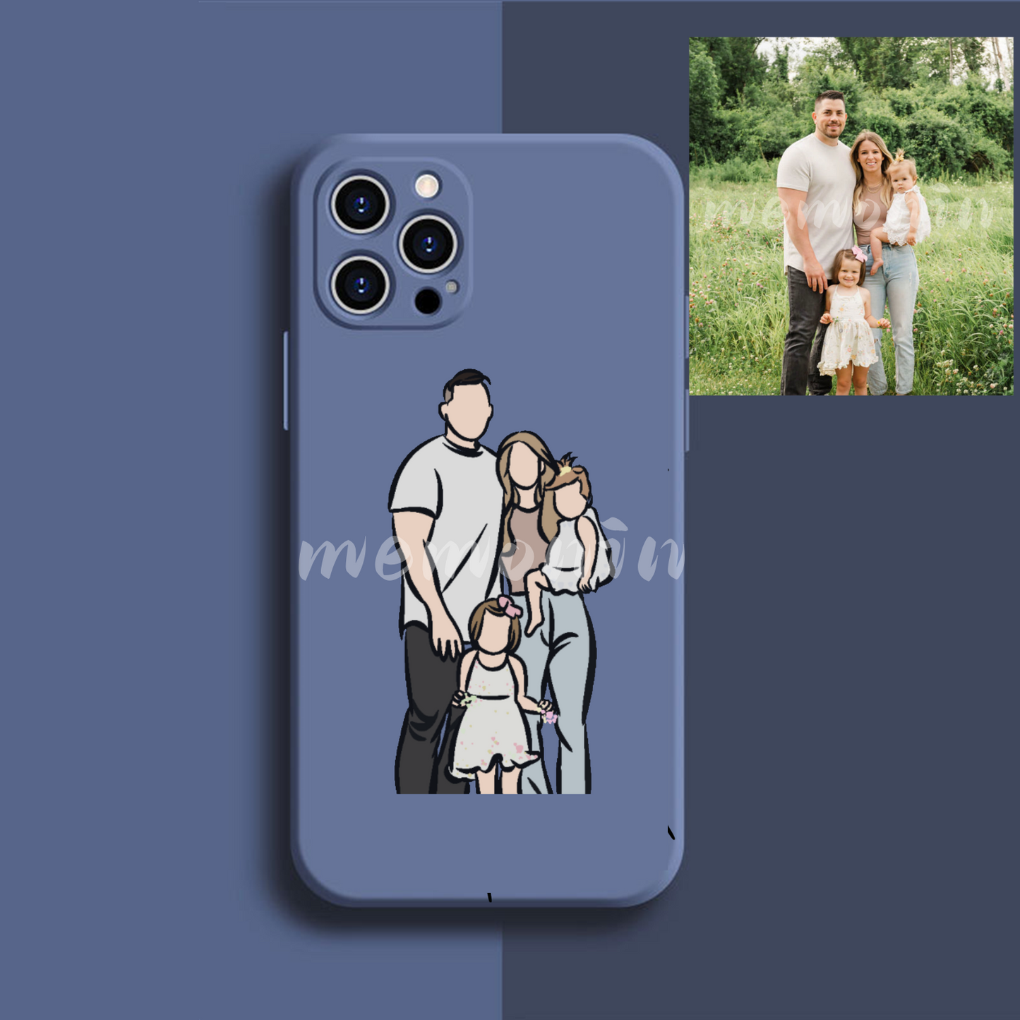 Custom Portrait Phone Case (Liquid silicone)