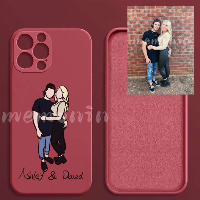 Custom Portrait Phone Case (Liquid silicone)