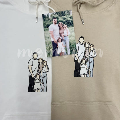 💕Personalized Portrait Matching Hoodies